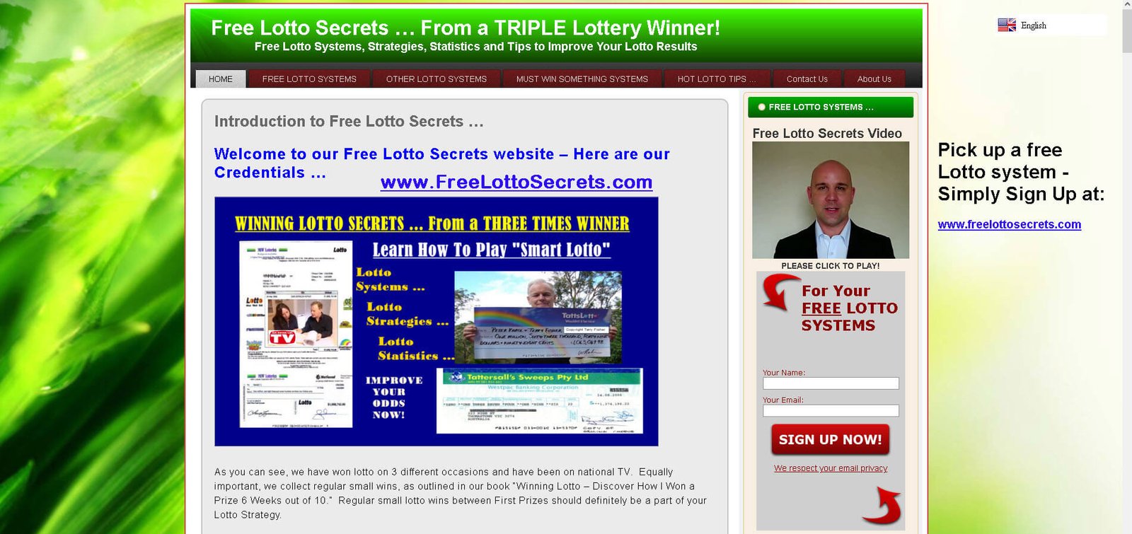 Free Lotto Secrets