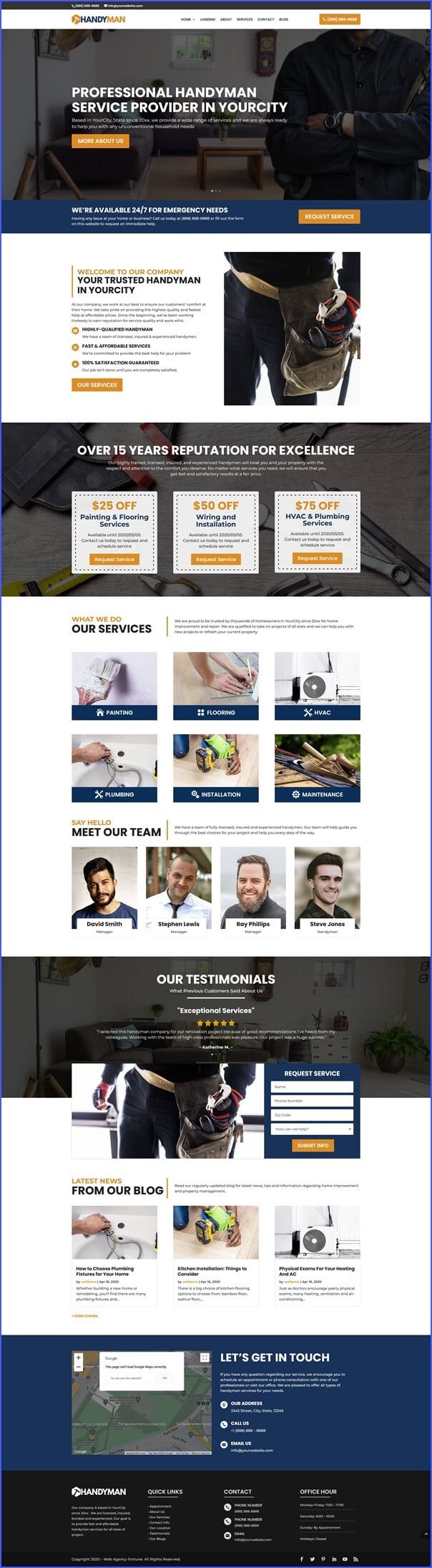 Gold Coast Local Business Websites - Handyman