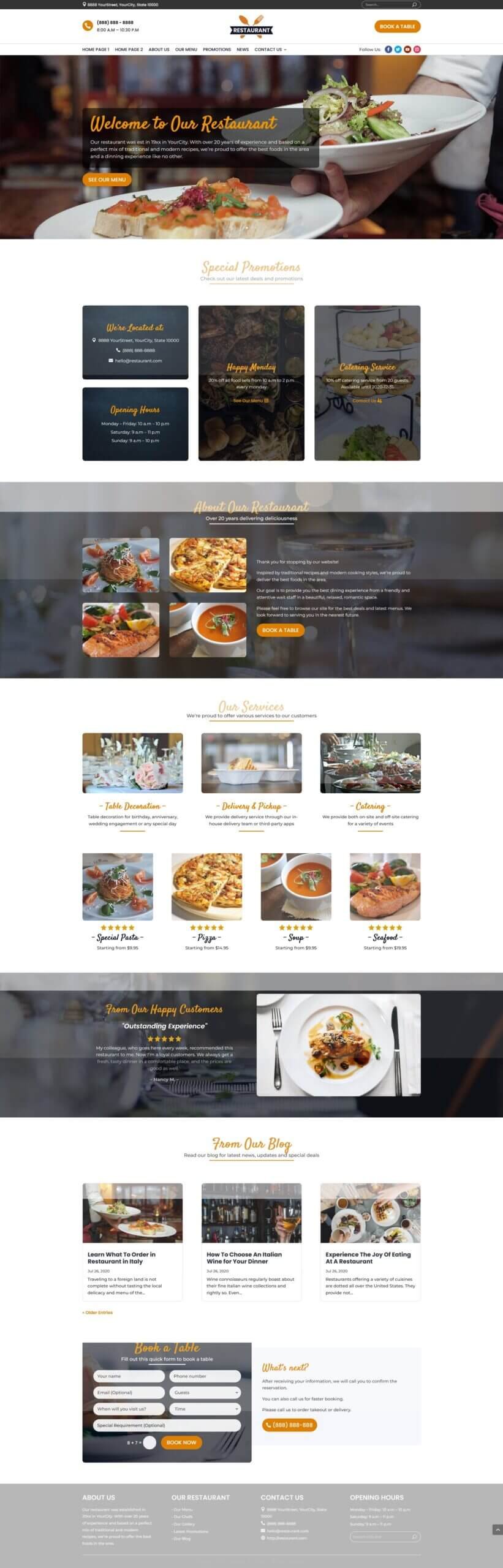 Gold Coast Local Business Websites - Restaurants