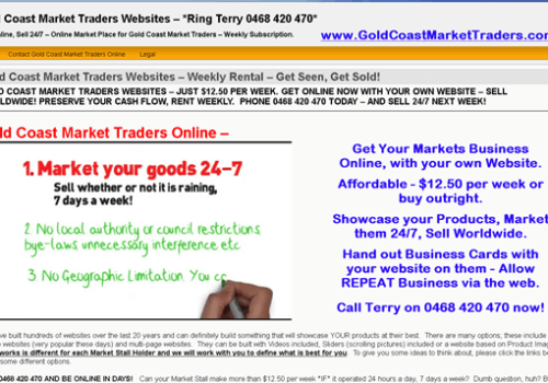 Websites for Market Traders